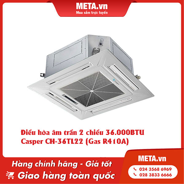 Điều hòa âm trần 2 chiều 36.000BTU Casper CH-36TL22