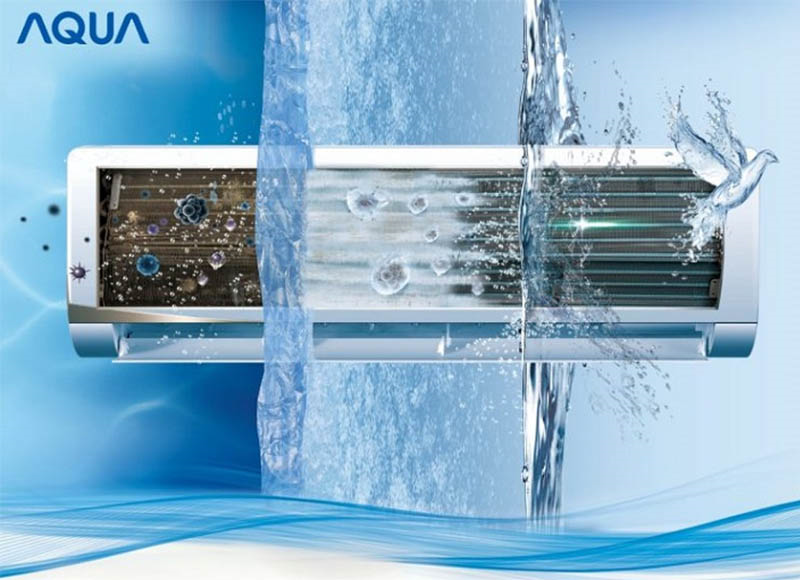Cách vệ sinh máy lạnh AQUA bằng chế độ tự làm sạch