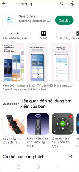 Cách tải ứng dụng SmartThings để kết nối điện thoại với tủ lạnh Samsung