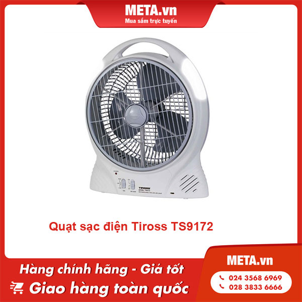 Quạt sạc điện Tiross TS9172