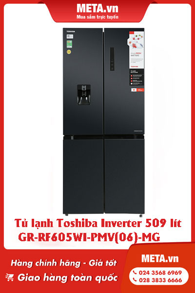 Tủ lạnh Toshiba Inverter GR-RF605WI-PMV(06)-MG