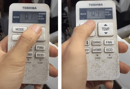 Lỗi 01 04 máy lạnh Toshiba là lỗi gì?