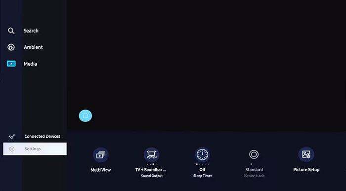 Cách xóa bộ nhớ cache và dữ liệu ứng dụng trên tivi Samsung