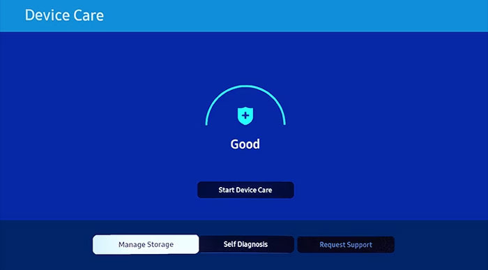 Cách xóa bộ nhớ cache và dữ liệu ứng dụng trên tivi Samsung
