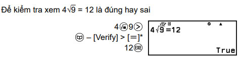 Cách bấm dấu bằng, dấu lớn bé khi sử dụng ứng dụng Verify