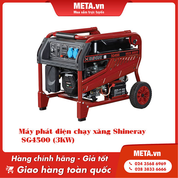 Máy phát điện chạy xăng Shineray SG4500 (3kW)