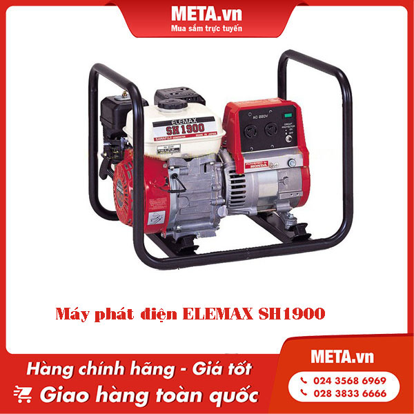 Máy phát điện 1,3KVA chạy xăng ELEMAX SH1900