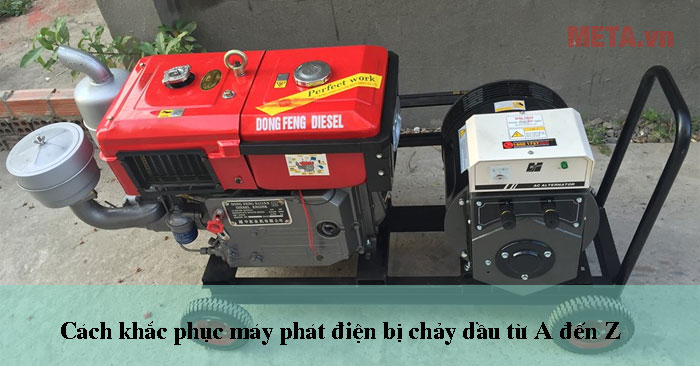 cách khắc phục máy phát điện bị chảy dầu