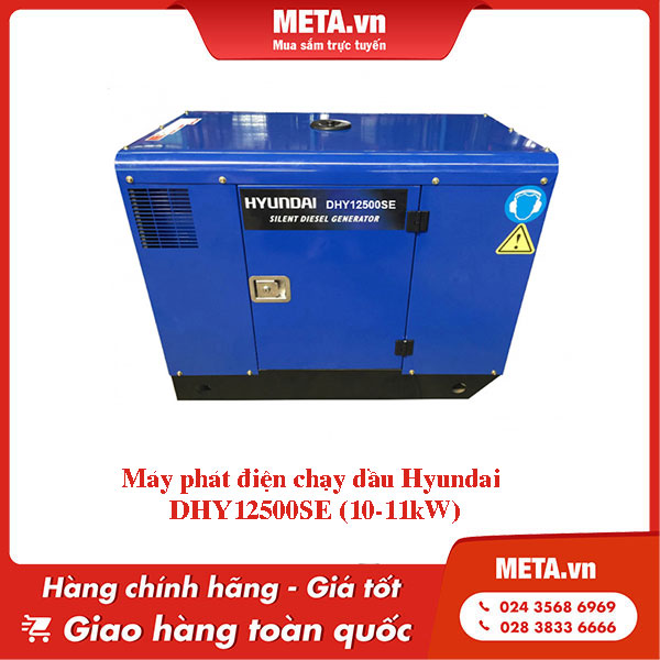 Máy phát điện chạy dầu Hyundai DHY12500SE (10-11kW)