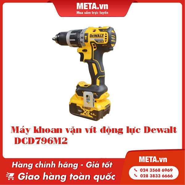 Máy khoan vặn vít động lực Dewalt DCD796M2 Máy khoan vặn vít động lực Dewalt DCD796M2
