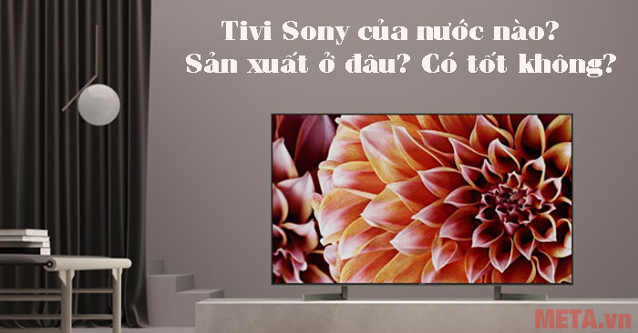 Tivi Sony của nước nào, có tốt không?