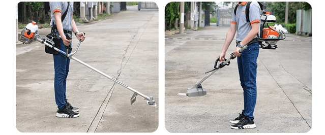 Máy cắt cỏ Kasei có loại đeo vai và đeo lưng