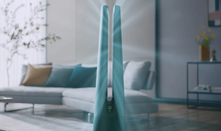 Thiết kế Aerodynamic của máy lọc không khí LG PuriCare AeroTower