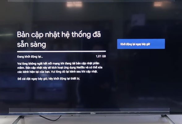 Cập nhật phần mềm hệ thống hoặc cập nhật ứng dụng trên tivi Casper