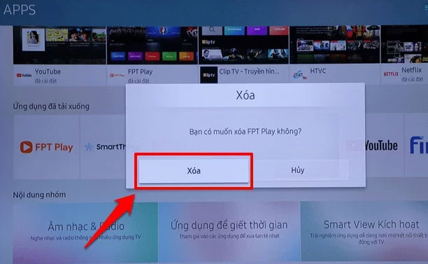 Xóa bớt các ứng dụng không cần thiết