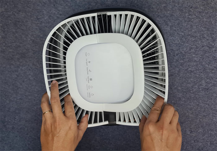 Vệ sinh lưới cửa xả khí