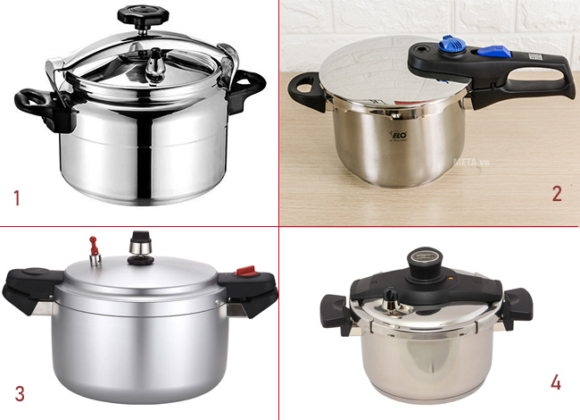 Một số loại nắp nồi áp suất cơ thông dụng