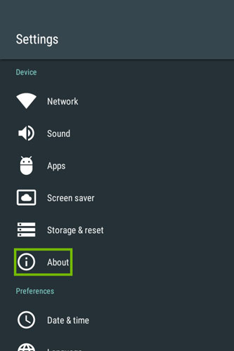 Cách cập nhật phần mềm tivi Sharp (dòng Android TV)