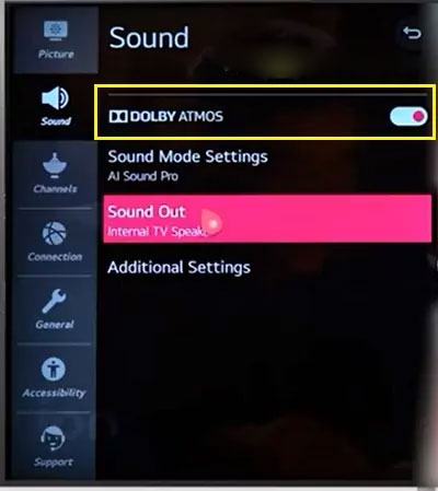 Tắt Dolby Atmos
