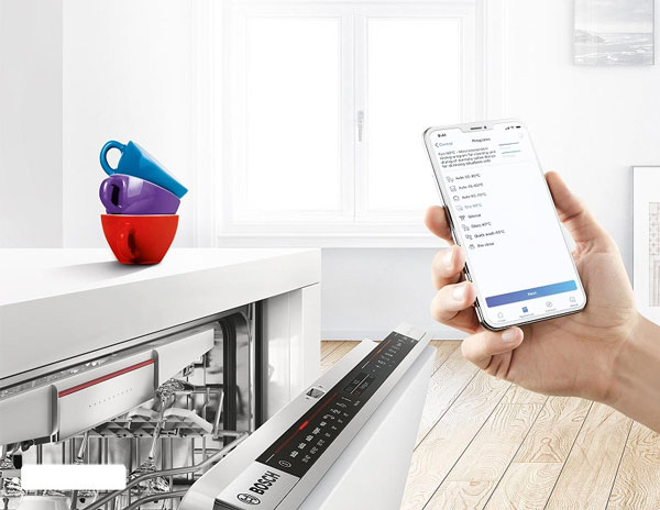 Điều kiện để kết nối điện thoại với máy rửa bát Bosch