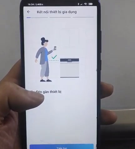Cách kết nối máy rửa bát Bosch với điện thoại