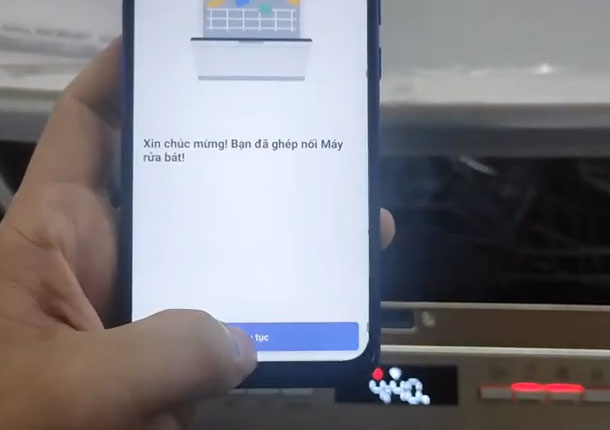 Cách kết nối máy rửa bát Bosch với điện thoại
