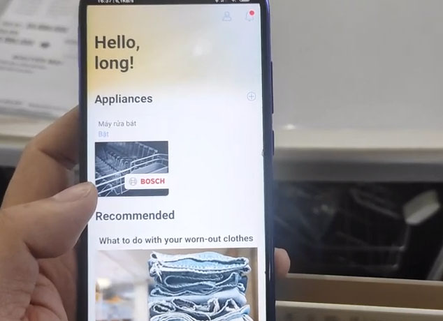 Cách sử dụng app Home Connect