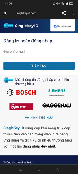 Cách tải app để kết nối điện thoại với máy rửa bát Bosch