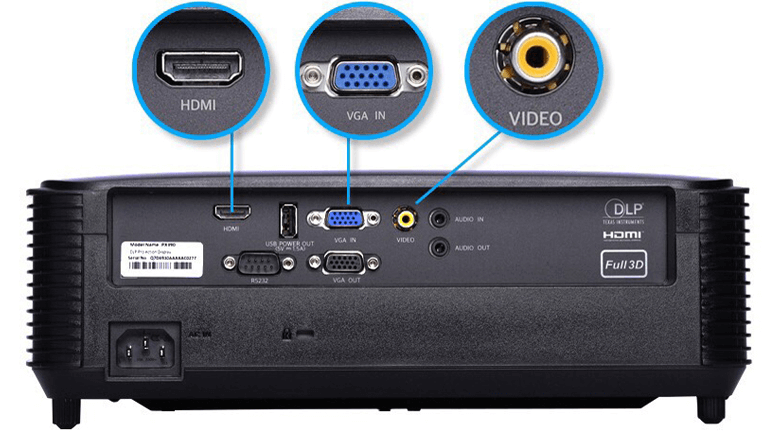 Cách kết nối máy chiếu với tivi qua cổng VGA