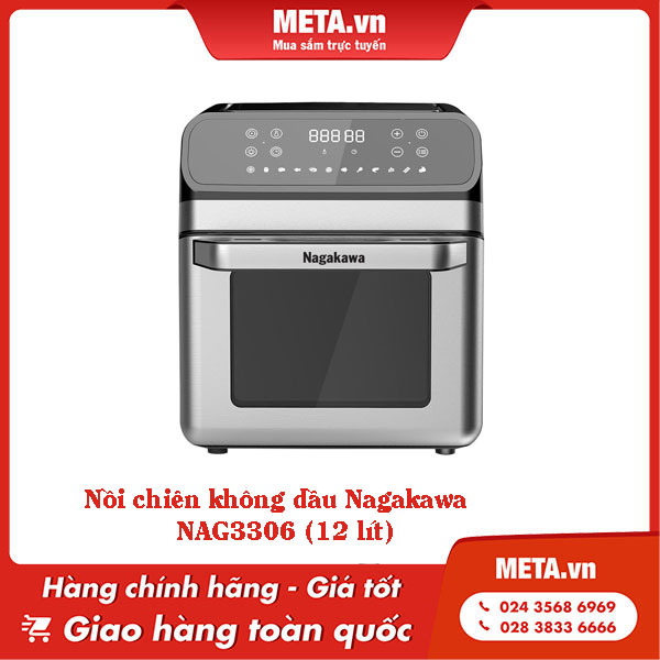 Nồi chiên không dầu Nagakawa NAG3306 (12 lít)
