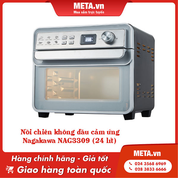 Nồi chiên không dầu cảm ứng Nagakawa NAG3309 (24 lít)
