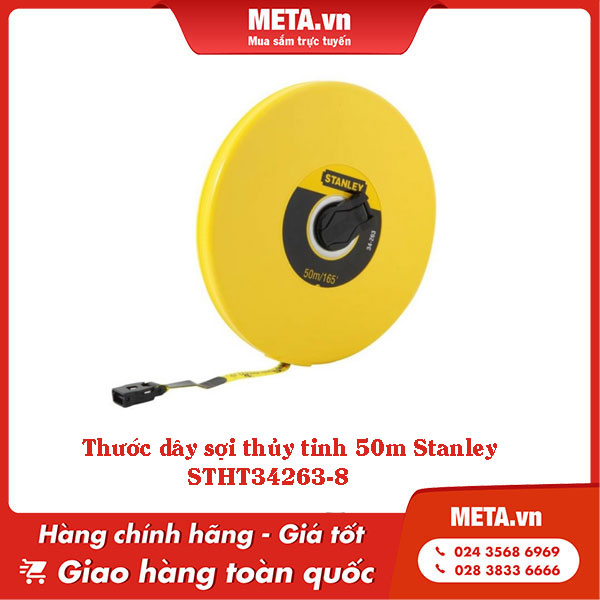 Thước dây 50m sợi thủy tinh Stanley STHT34263-8