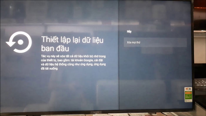 Một số lỗi thường gặp và cách khắc phục khi cập nhật phần mềm tivi Sony