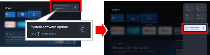 Cách cập nhật phần mềm hệ thống cho tivi Sony dòng Google TV và Android TV