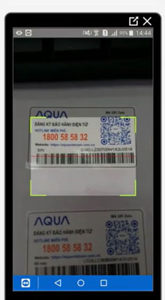 Cách đăng ký bảo hành tủ lạnh AQUA bằng ứng dụng di động (App Android/iOS)
