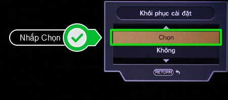 Do phần mềm tivi bị lỗi hoặc một số lỗi khác trên tivi