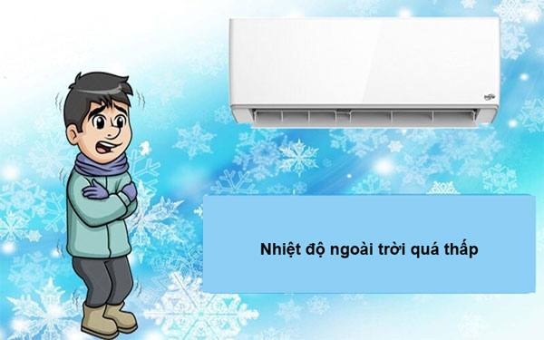 Nguyên nhân lỗi P3 nhiệt độ môi trường bên ngoài quá thấp