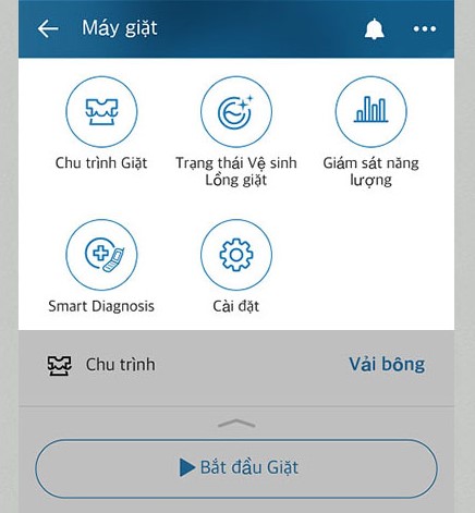 Các tính năng của ứng dụng LG ThinQ