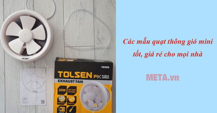 Top quạt thông gió mini tốt