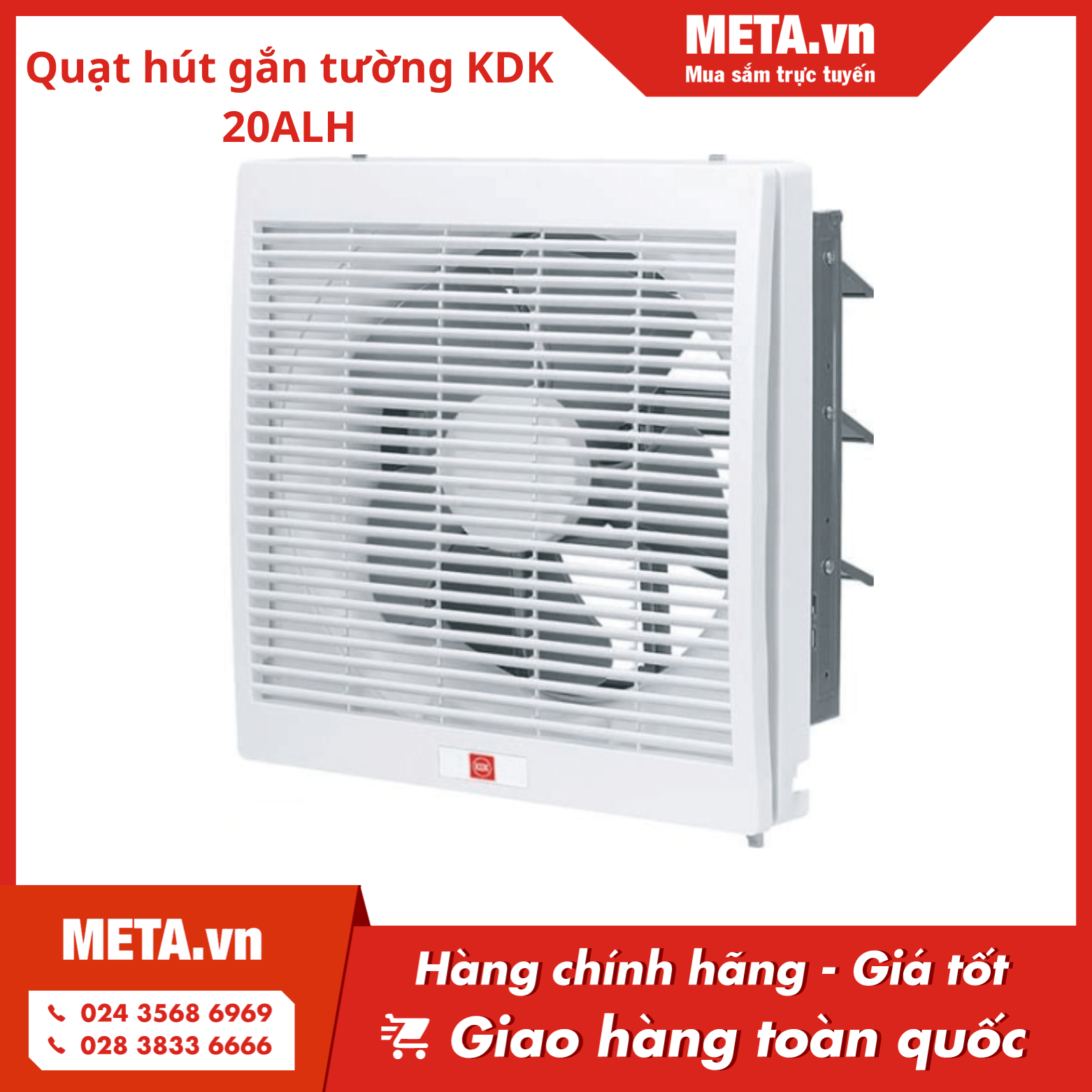 Quạt hút gắn tường KDK 20ALH