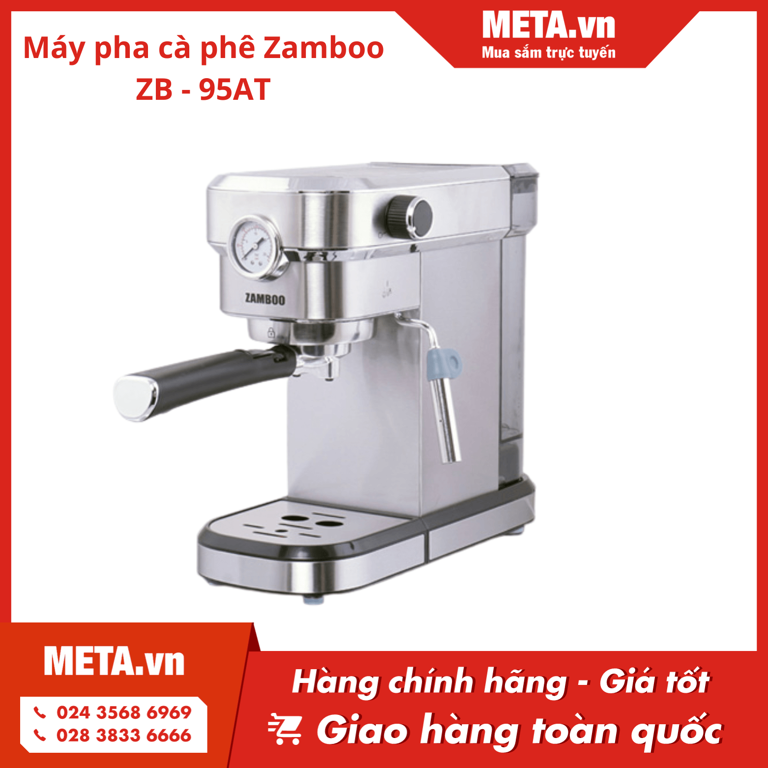 Máy pha cà phê Zamboo ZB - 95AT
