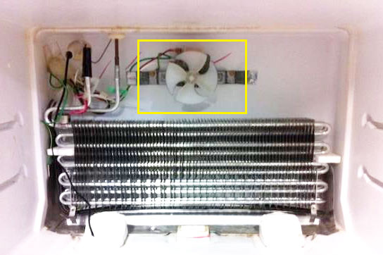 Tủ lạnh Hitachi không chạy do lỗi quạt