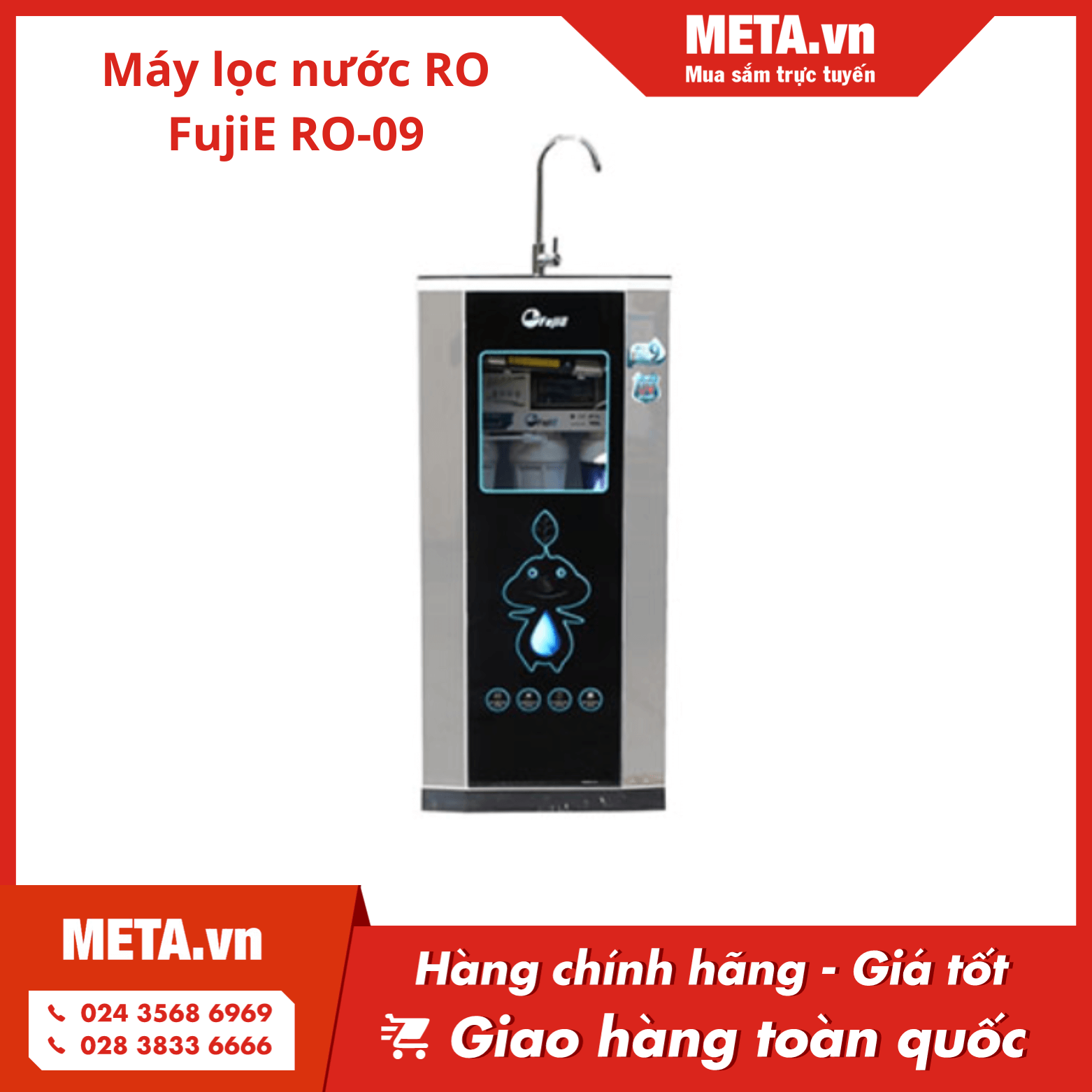 Máy lọc nước tinh khiết RO thông minh FujiE RO-09