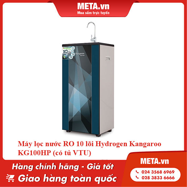 Máy lọc nước RO 10 lõi Hydrogen Kangaroo KG100HP