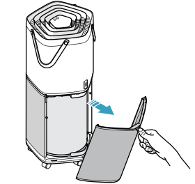 Lỗi cửa bộ lọc mở trên máy lọc không khí Electrolux