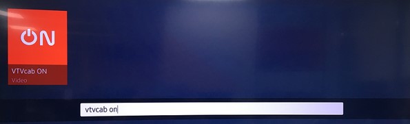 Tải và cài đặt VTVcab ON trên tivi Samsung