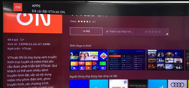 Cách cài đặt VTVcab ON trên smart tivi Samsung