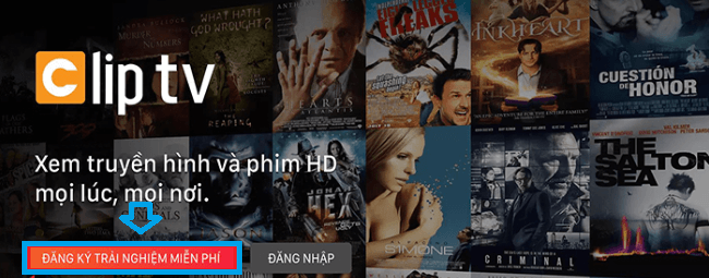 Bạn chọn Đăng ký trải nghiệm miễn phí