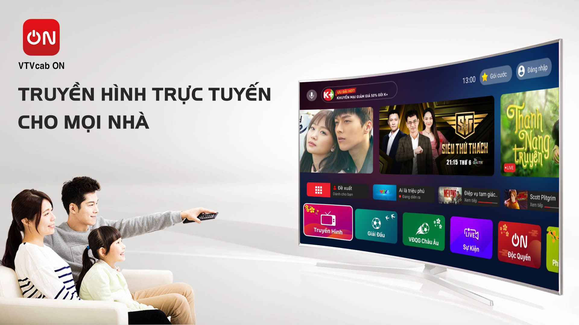 Tải VTV Giải trí cho smart tivi
