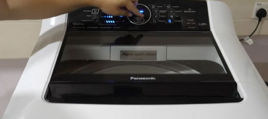 Cách sử dụng chế độ vệ sinh máy giặt Panasonic cửa trên
